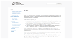 Desktop Screenshot of euwa.org