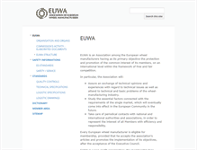 Tablet Screenshot of euwa.org